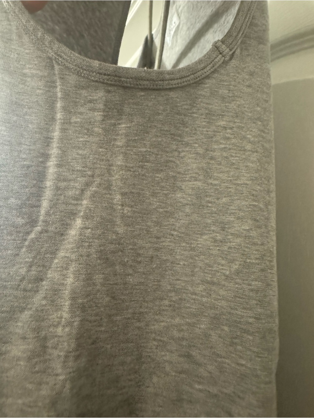 Athleta Gray V-Neck Tank Top - Picture 5 of 7